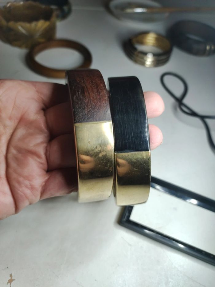 2 bracelets bi- matière - photo numéro 2