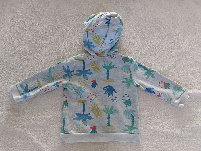 Veste à capuche zippée à motifs 24 mois - photo numéro 2