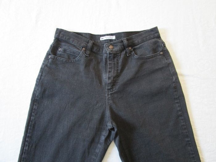 Jean femme LEE coupe droite Relaxed Mid Rise Taille 40 W30 L32 Noir (J272) - photo numéro 3