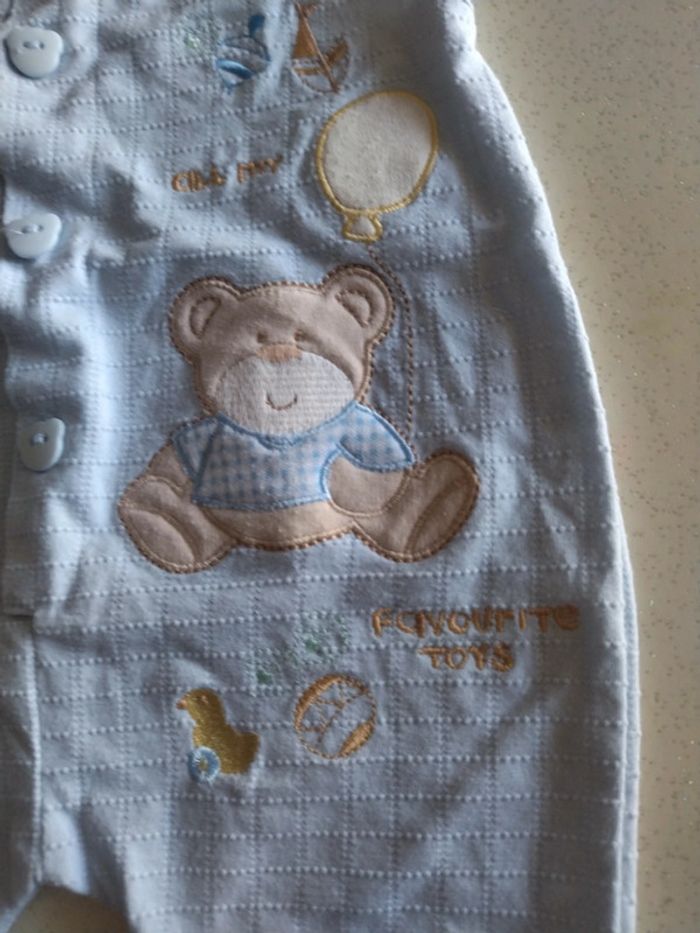 Lot de 2 combi short bébé 0/3 mois - photo numéro 6