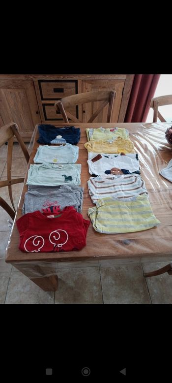 Lot Tshirt manches longues garçon