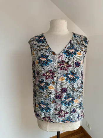 Belle blouse fluide fleurie neuve 🌸 44
