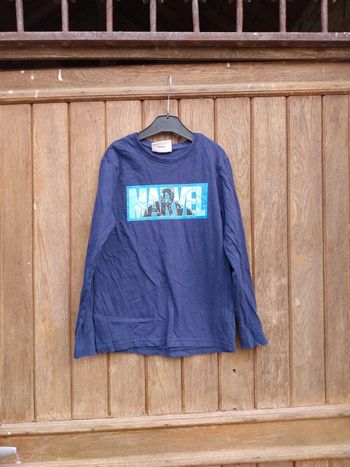 Tee-shirt manche longue garçon 8.9 ans marvel