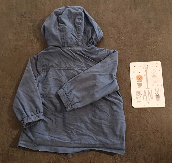 Manteau mi-saison bleu Zara
Taille 12 / 18 mois - photo numéro 2