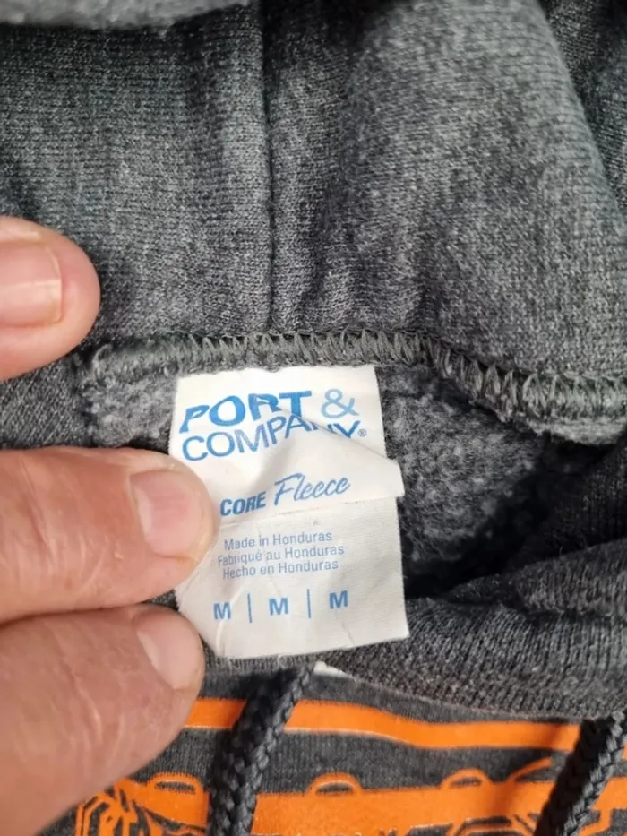 Pull capuche universitaire gris, M Hommes - photo numéro 5