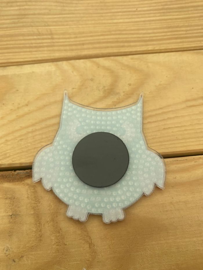Magnet hibou 🦉 en Diamond painting - photo numéro 2