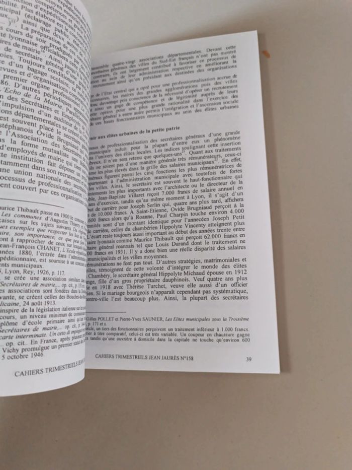 Jean Jaurès variétés jaurésiennes cahiers trimestriels numéro 158 - photo numéro 8