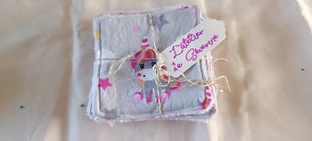Lot de 5  lingettes lavables