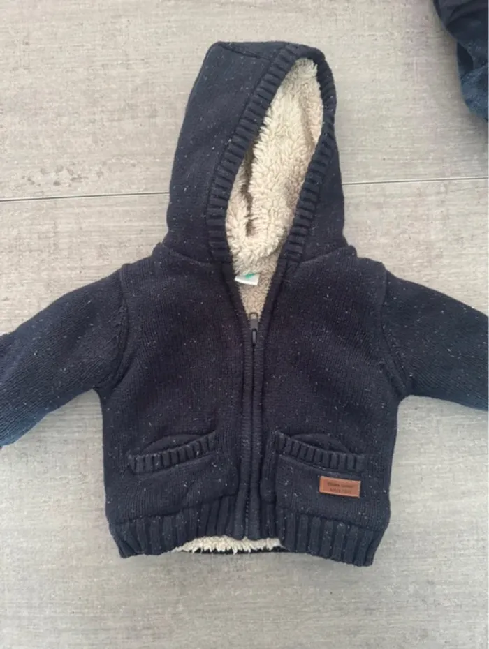Lot manteaux/combinaisons bébé garçon - Taille 6 mois - 10€ - photo numéro 2
