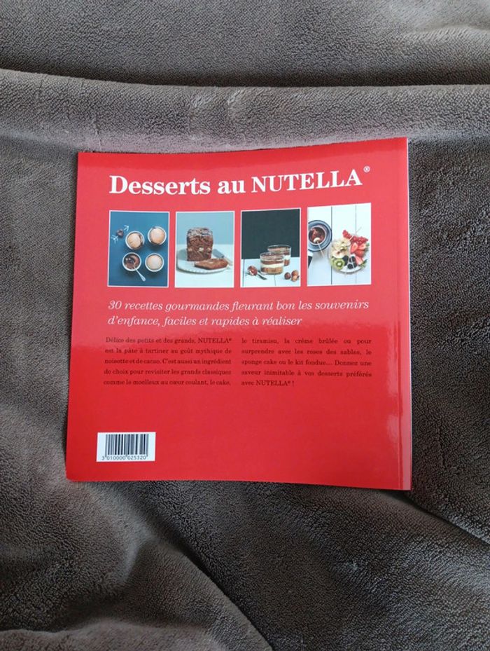 Livre de recettes Desserts au Nutella Marabout - photo numéro 2