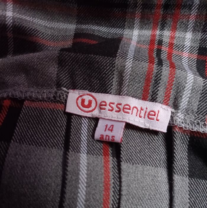 Jupe plissée à carreaux effet - photo numéro 3