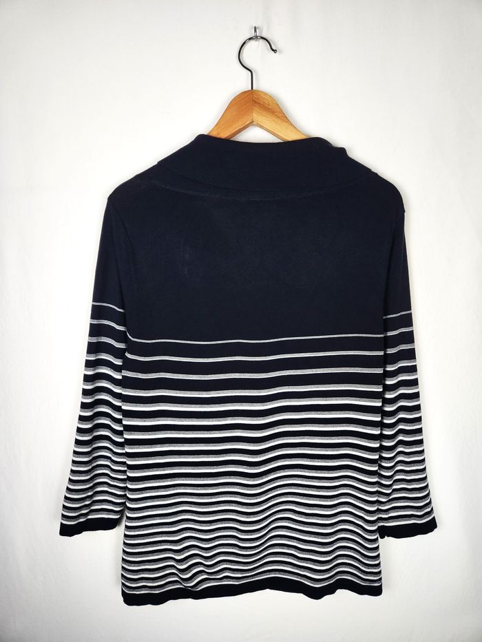 Pull Gerry Weber Marinière - Taille 40 - photo numéro 3