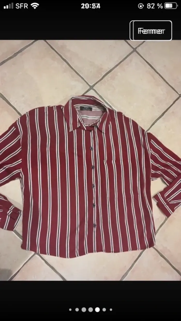 Excellent état en 38 magnifique chemise de marque Bershka - photo numéro 4