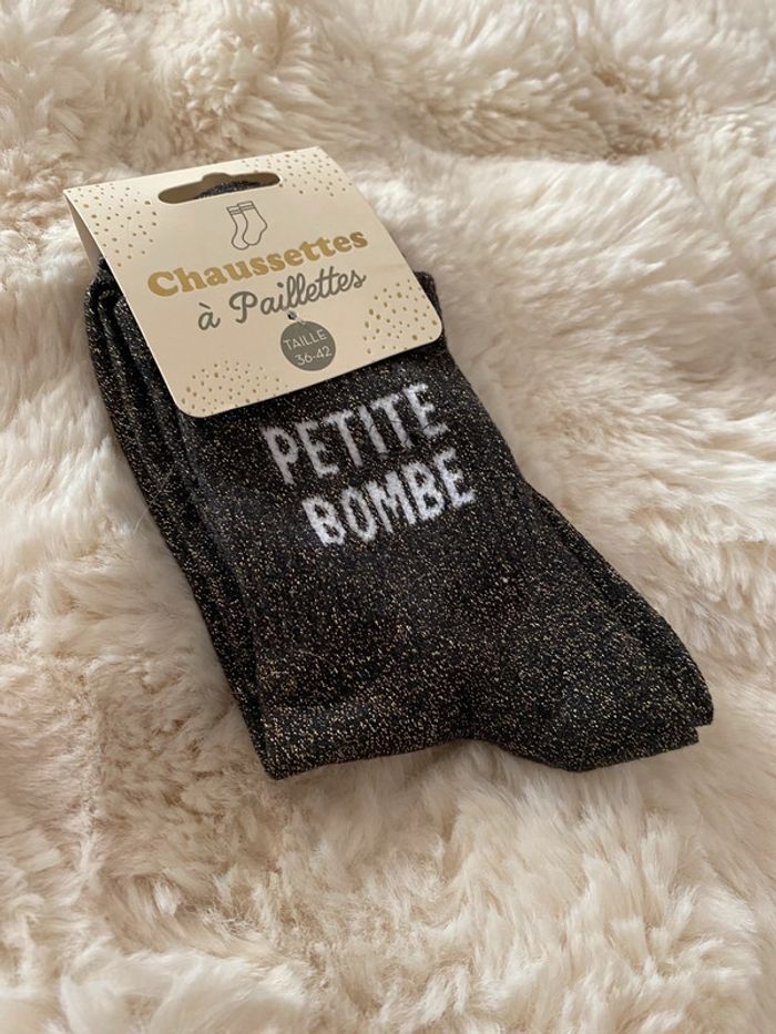 Chaussettes à paillettes - photo numéro 3