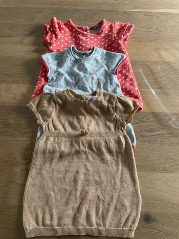 Lot de 3 robes 6 mois