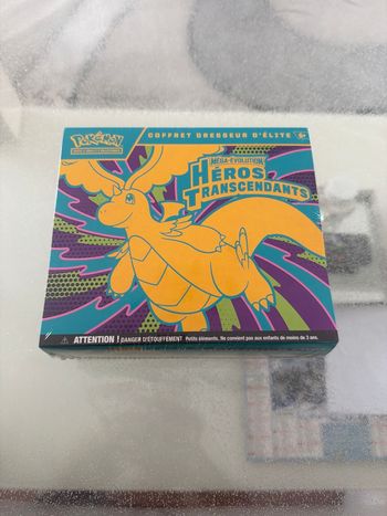 ETB Pokémon Méga-Évolution Héros Transcendants 2.5 Coffret Dresseur d’Élite scellé FR