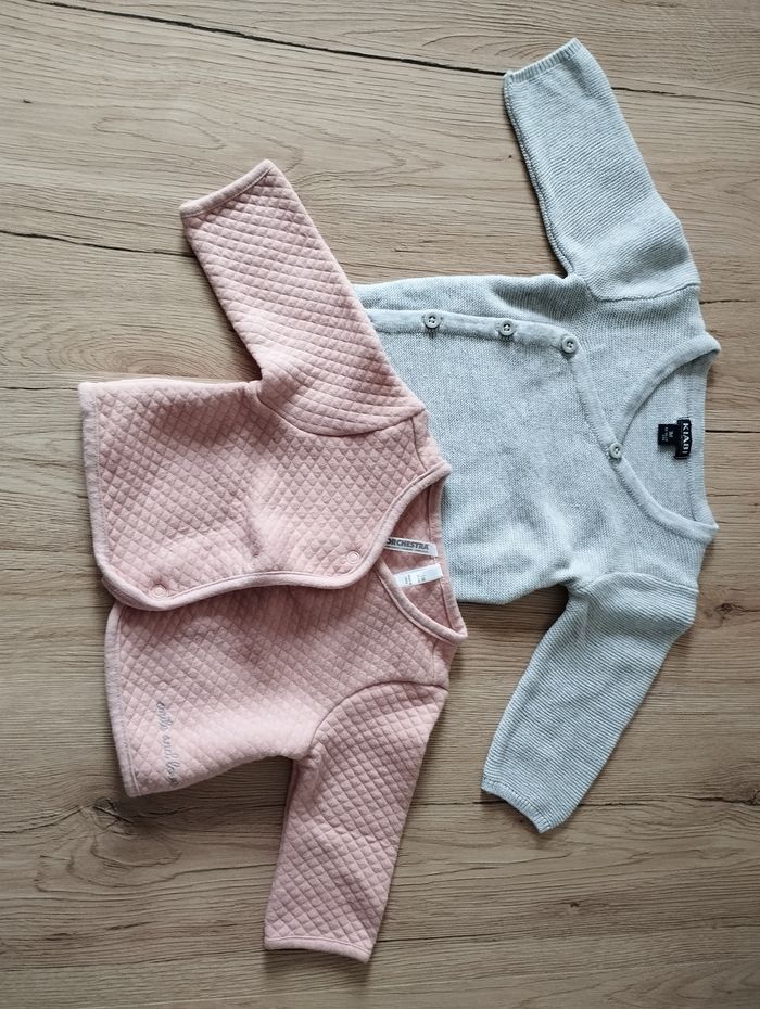 Lot de gilets 1 mois