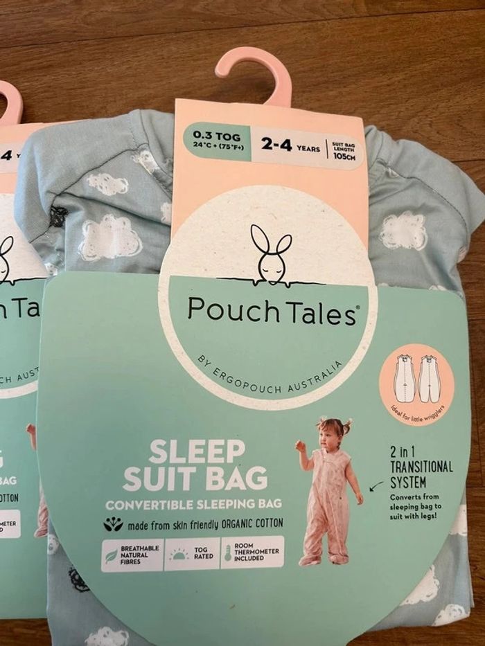 (New) Pack of 2 summer sleep suit bags 2-4Y - photo numéro 3