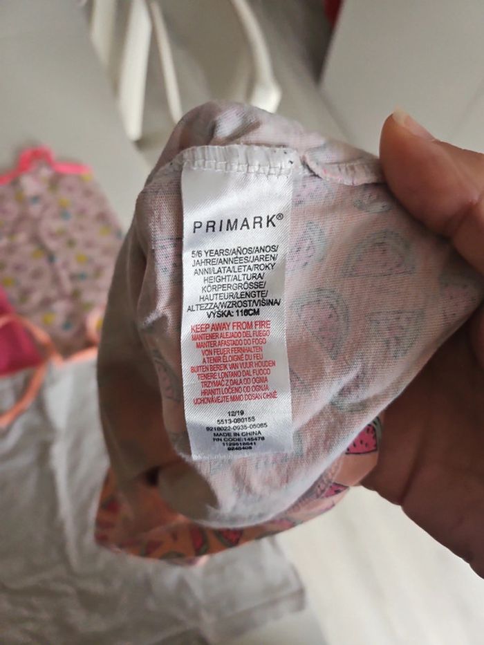 Lot de maillots de corps Primark 6 ans - photo numéro 4