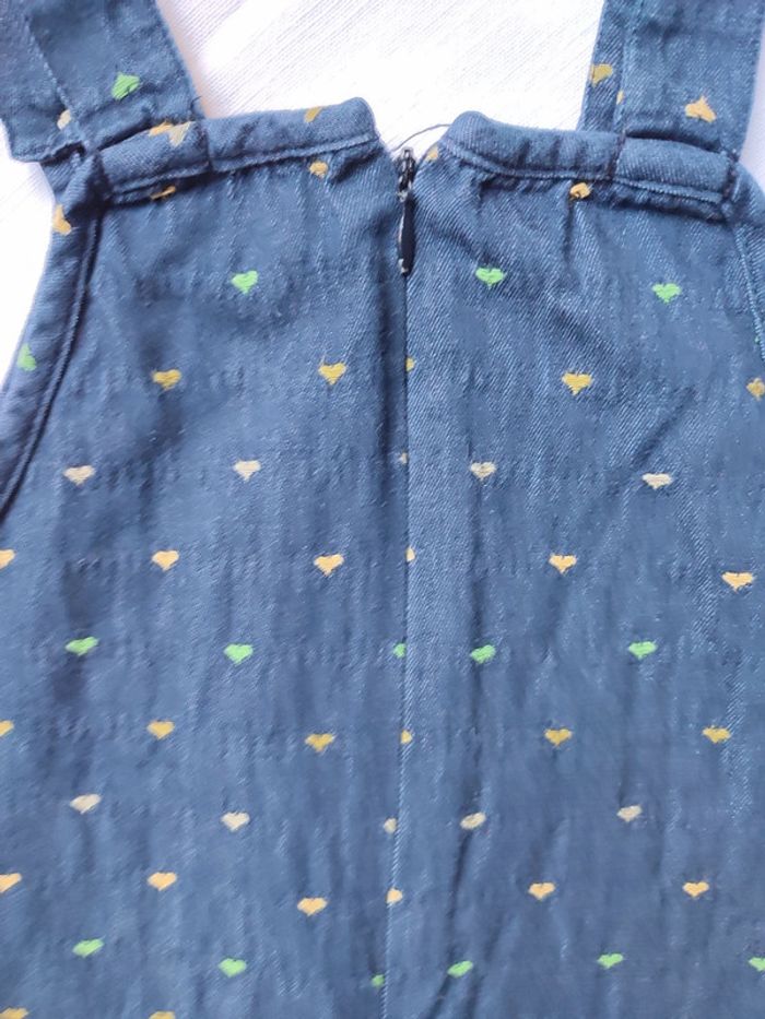 Robe salopette en jean 6 ans - photo numéro 3