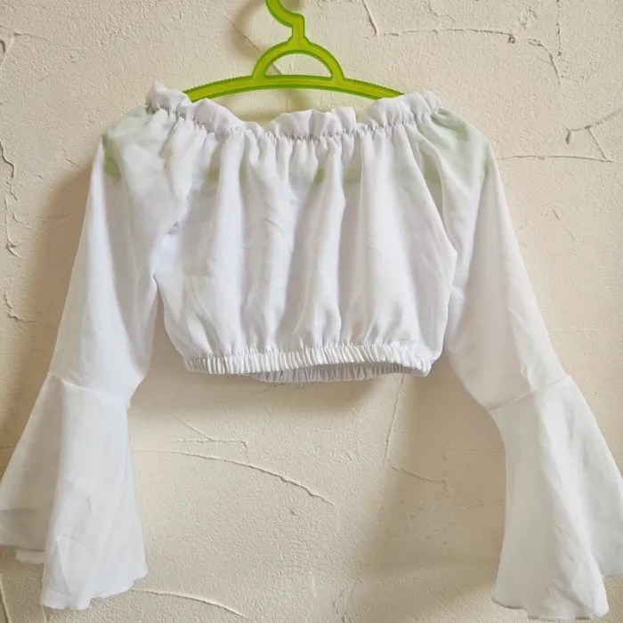 Crop top blanc - photo numéro 4