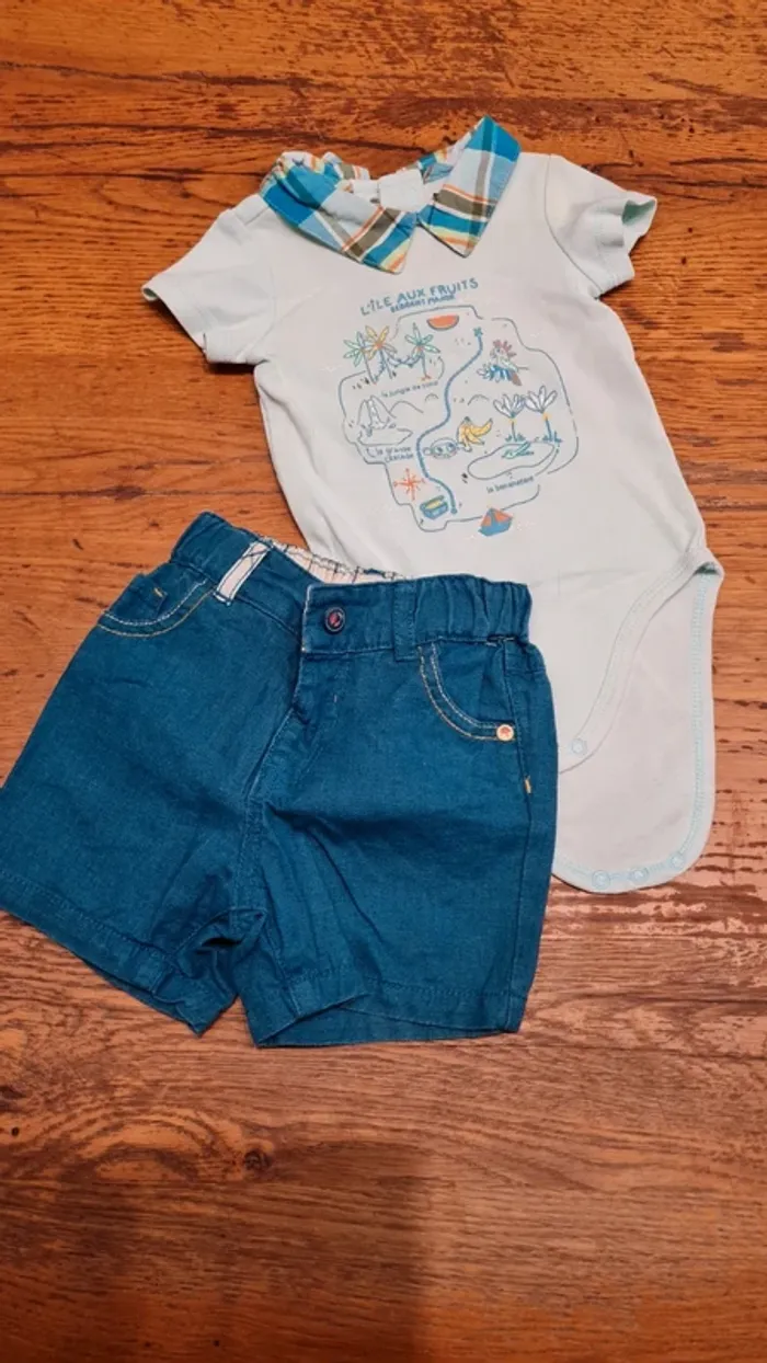 Bodie et son short - Sergent Major - 6 mois