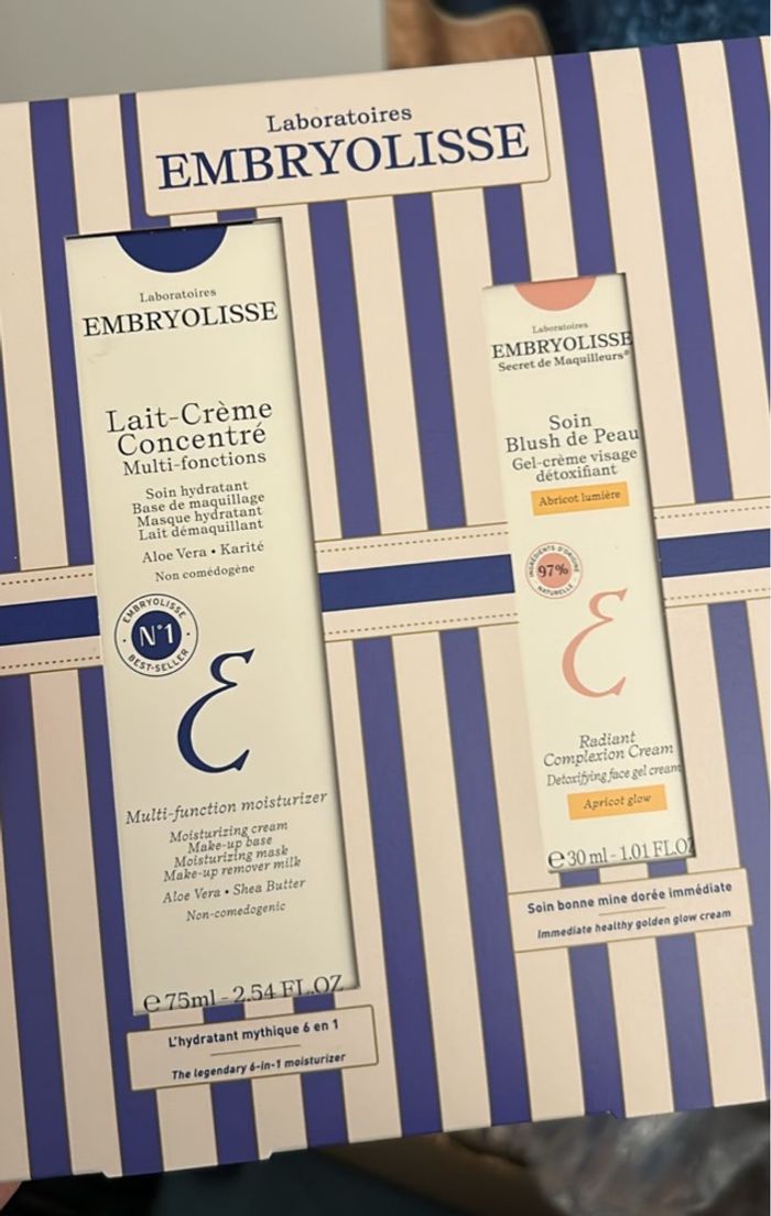Coffret Embryolisse Lait-Crème Concentré et Soin Blush de Peau - photo numéro 3