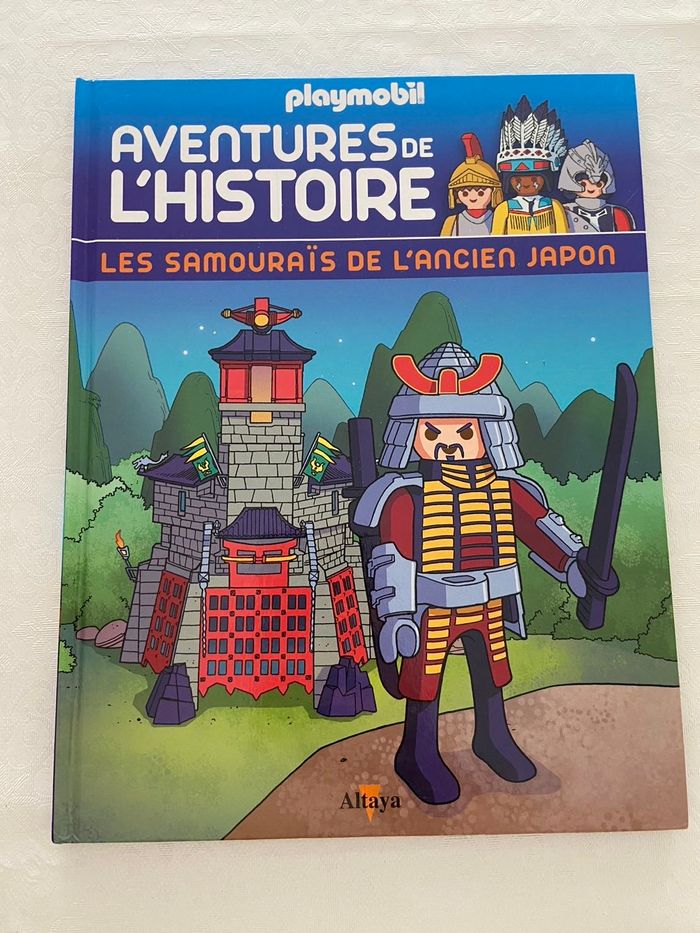 livre playmobil les samouraïs de l'ancien Japon