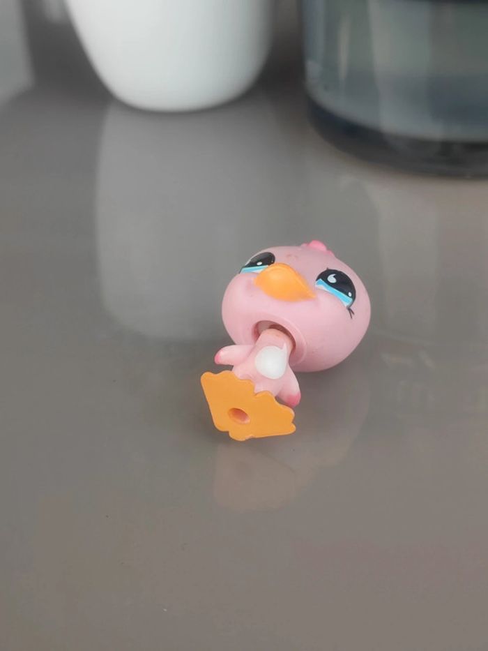 Littlest pet shop pink duck bird #825 - photo numéro 2