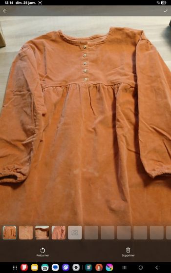 Robe velours 10 ans GF 71