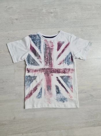 Tee-shirt manches courtes 5-6 marque Rebel drapeau britannique