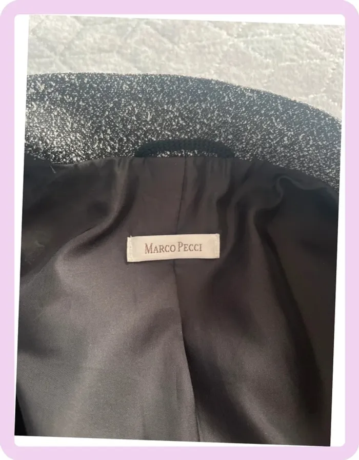 Blazer Grise Élégant – Marco Pecci 👚 - photo numéro 4