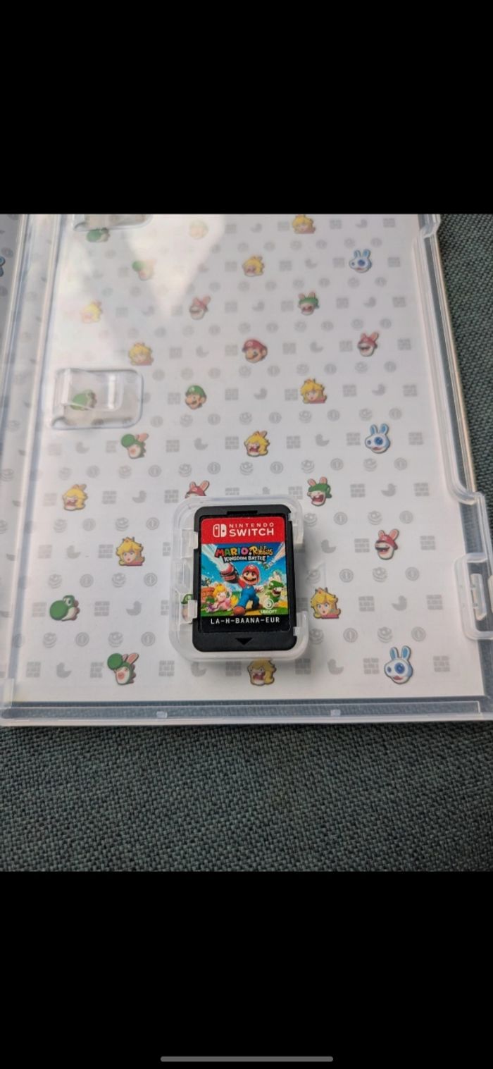 Jeux Nintendo switch - Mario + rabbids Kingdom battle - photo numéro 3