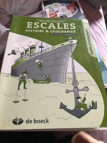 Escales histoire et géographie de Boeck
