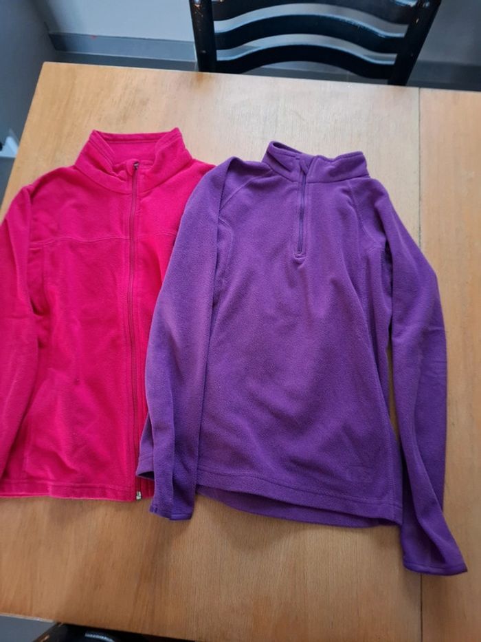 Lot polaires violet et fuschia - photo numéro 2