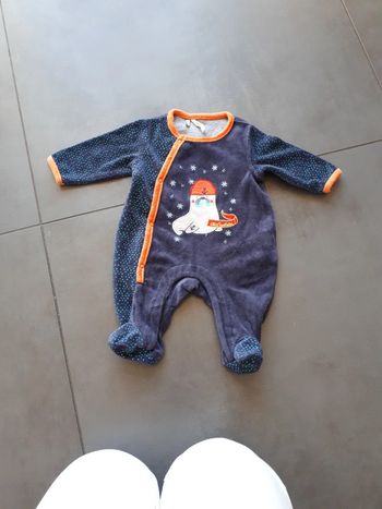 Pyjama velours Orchestra naissance 50 cm