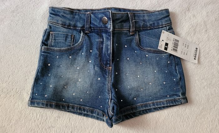 Short en jeans
