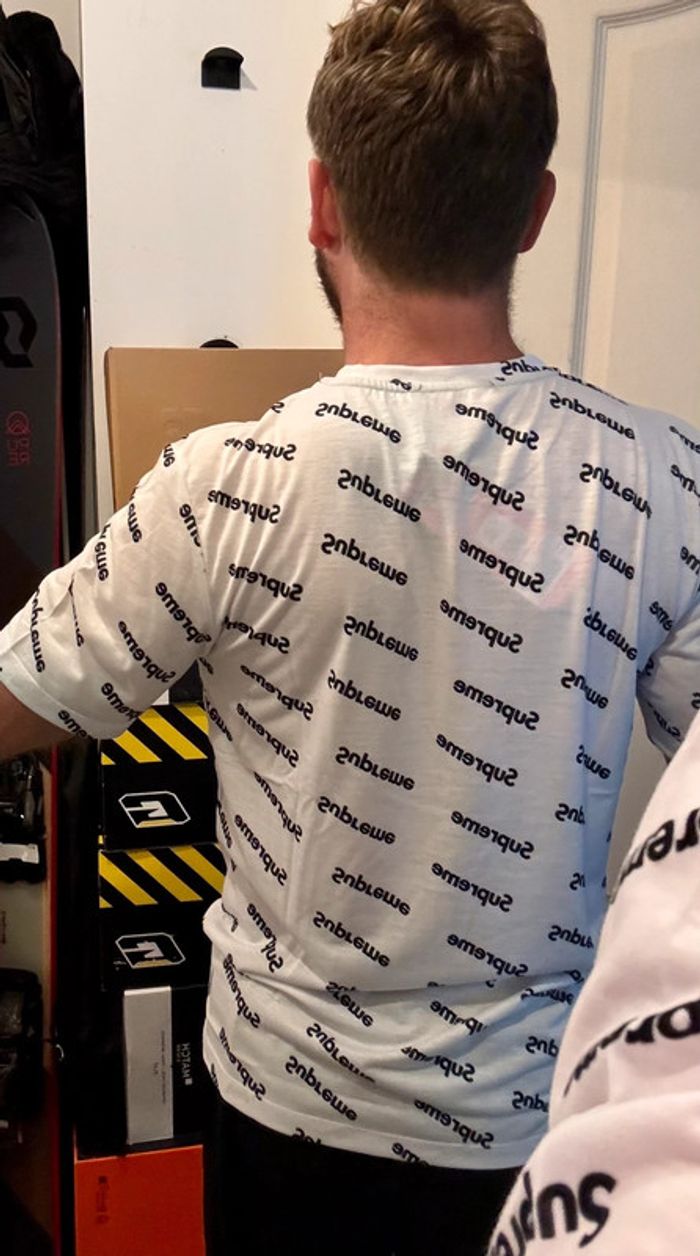t-shirt manches courtes homme SUPREMe taille L neuf sous blister avec étiquettes - photo numéro 9