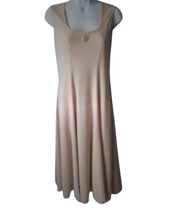 Robe longue beige femme.36/38..