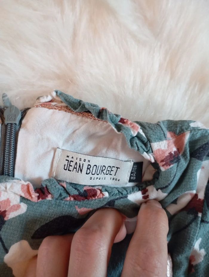 Jean Bourget 💖 robe chic 8 ans imprimé grosse fleur - photo numéro 4