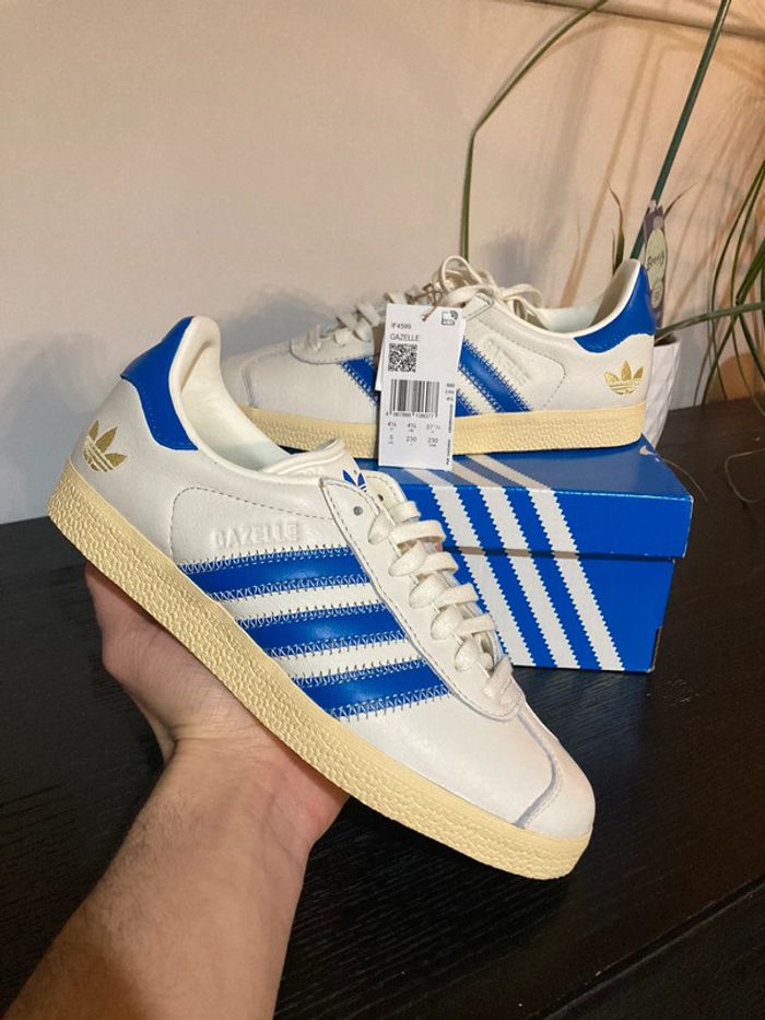 Baskets Basses Femme adidas Chaussure Gazelle Palace Bold Bleu - Taille 37 1/3