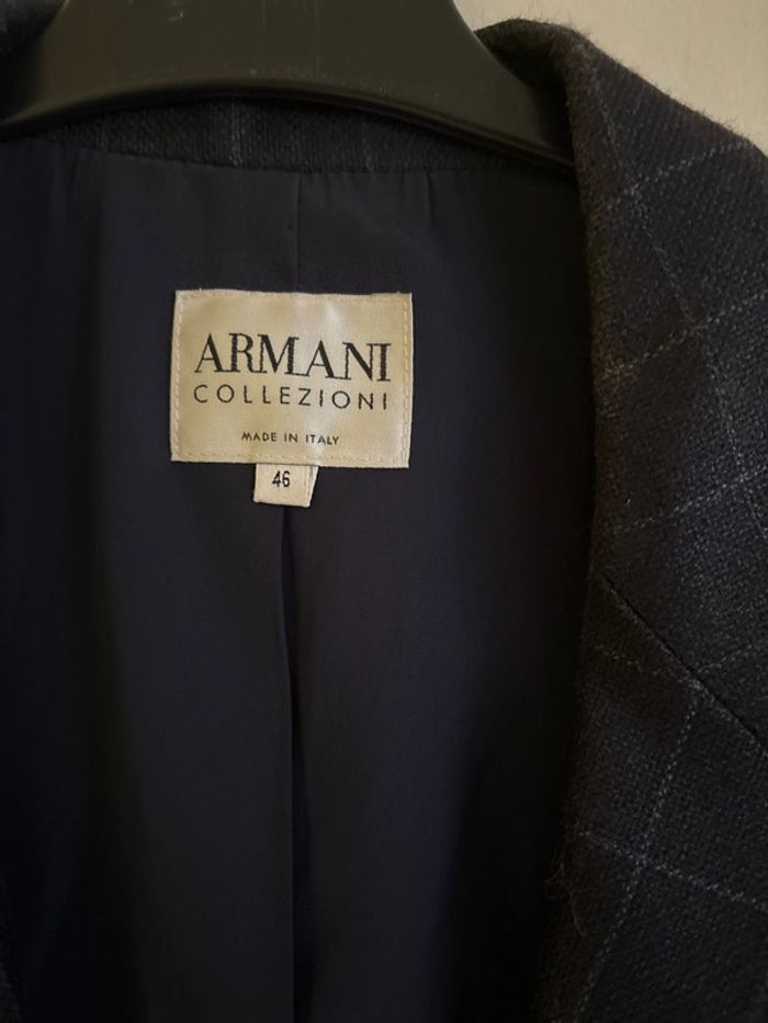 veste bleu marine armani - photo numéro 2