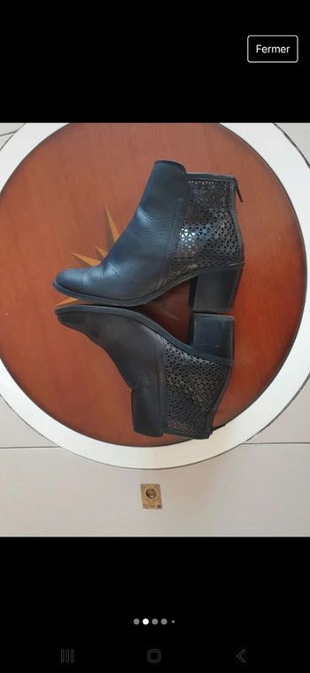Bottines ajourées 🖤