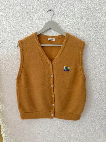 Gilet sans manches American Vintage Vitow moutarde / taille M