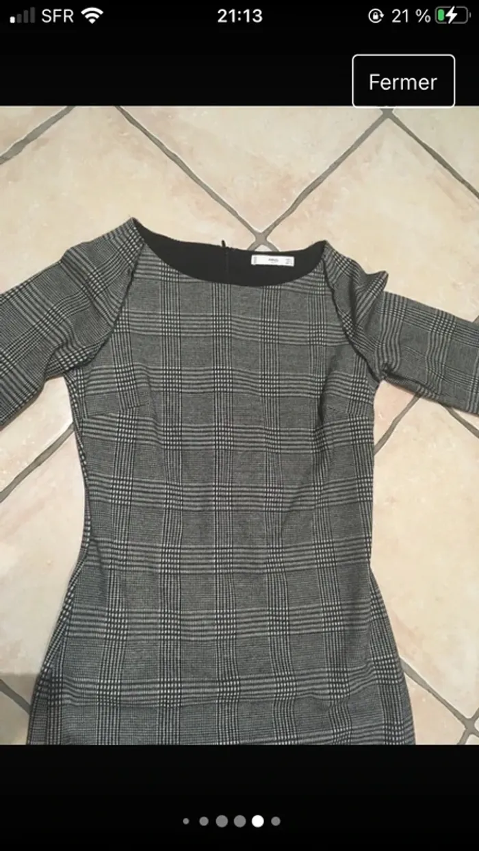 Superbe robe chic et sophistiquée de marque Mango excellent état en S 36/38 - photo numéro 7