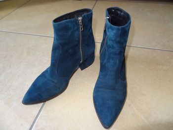 bottines en daim T 36