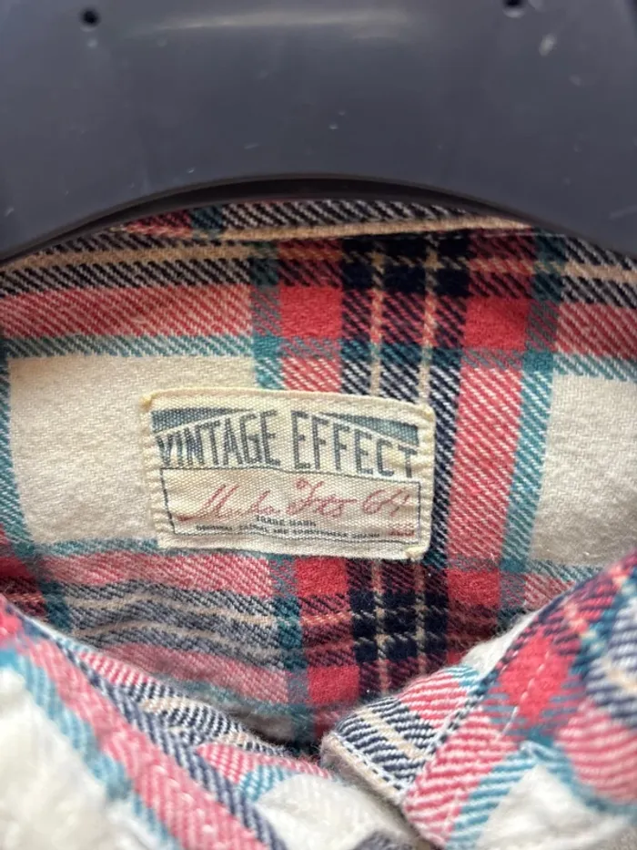Chemise manche longue pour femme vintage effet taille XS - photo numéro 2