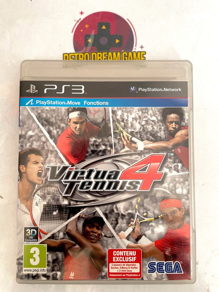 Jeux Virtua tennis 4 pour PS3