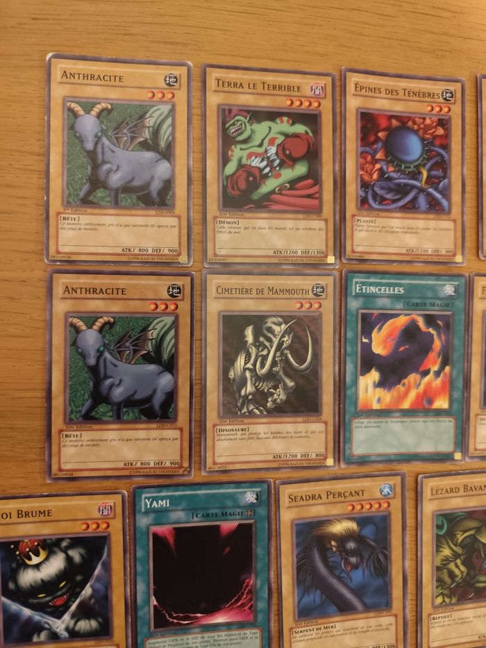 Lot 17 cartes Yu-Gi-Oh anciennes LDD Édition 1 La légende du dragon blanc aux yeux bleus - photo numéro 3
