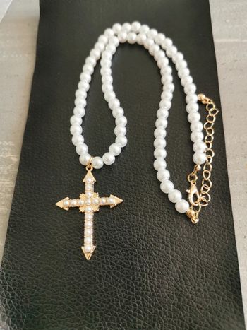 Collier et pendentif spirituel croix chrétienne